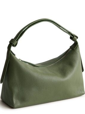 Vera Bradley Roxbury Crescent Shoulder Bag
Bronze Green in Leather